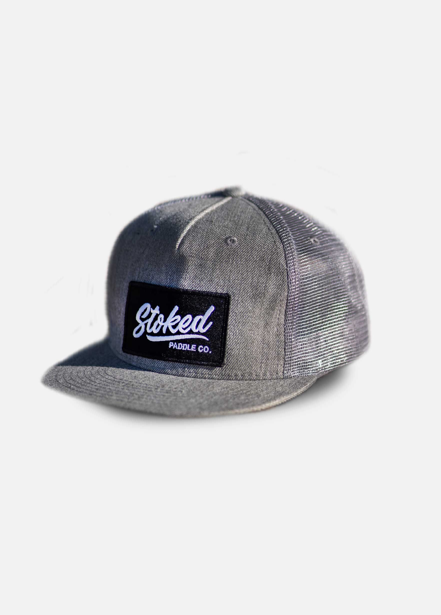 Stoked Trucker Hat (Heather Grey)